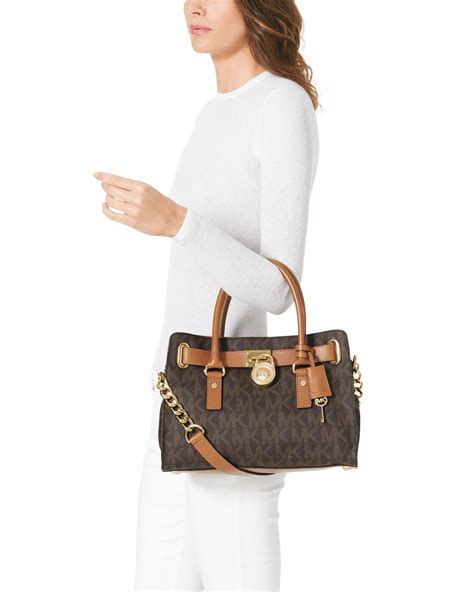 michael kors hamilton satchel mulberry|Michael Kors Hamilton.